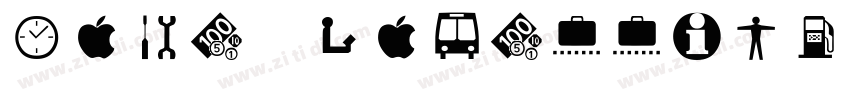 Care Labelling Symb字体转换